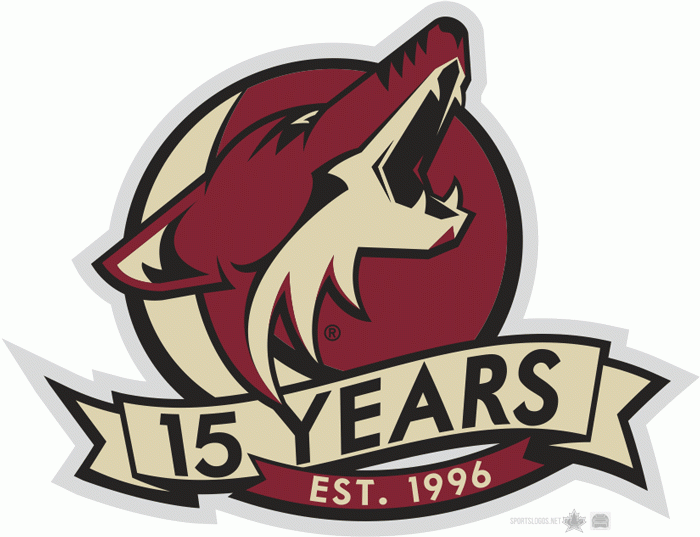 Phoenix Coyotes 2012 Anniversary Logo iron on transfers for fabric